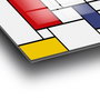 Wallity Cuadro Decorativo de Vidrio Templado Piet Mondrian 70 x 100 cm
